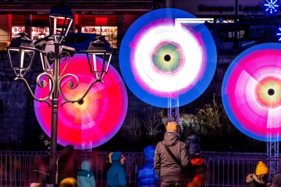 Saint Gervais les Bains - Christmas lights