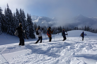Cluses - Magland - Haute Savoie - winter snowshoe hikes