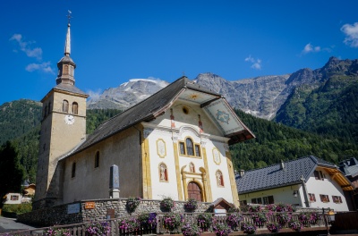 Les Contamines Montjoie in summer and its heritage